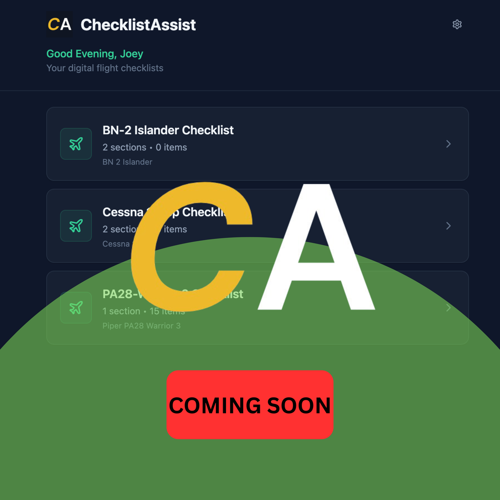 ChecklistAssist (COMING SOON)